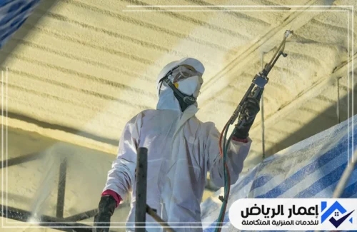 عزل ارضيات الاسطح بالفوم